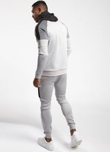 Load image into Gallery viewer, Gym King Core Plus Poly Tracksuit Bottoms - Grey Marl/Charcoal Marl