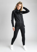 Load image into Gallery viewer, GK Sarah Poly Panel Tracksuit Top - Black