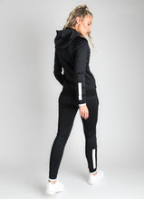 Load image into Gallery viewer, GK Sarah Poly Panel Tracksuit Top - Black