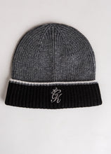 Load image into Gallery viewer, GK Shield Beanie - Black/Grey/White