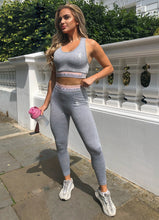 Load image into Gallery viewer, Gym King Sport Power Bra - Grey Marl