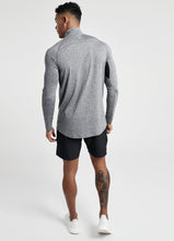 Load image into Gallery viewer, Gym King Sport Race 1/4 Zip Funnel Neck - Grey Marl