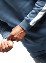 Load image into Gallery viewer, Gym King Panel Crew Sweatshirt - Blue Mist