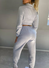 Load image into Gallery viewer, Gym King Cropped Funnel - Grey Marl
