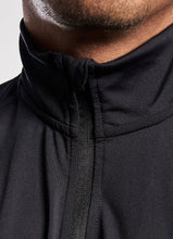 Load image into Gallery viewer, Gym King Sport Race 1/4 Zip Funnel Neck - Black
